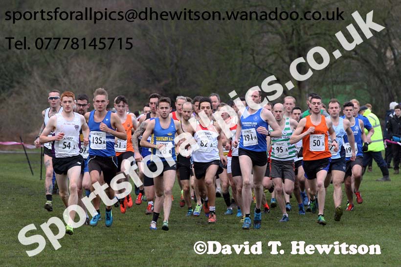 Senior mens Durham Cathedral Cross Country Relays, Maiden Castle, Durham. Photo: David T. Hewitson/Sports for All Pics